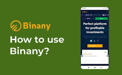 How to use binany app.